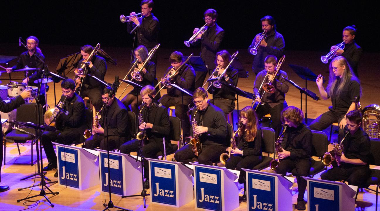 Student jazz orchestra