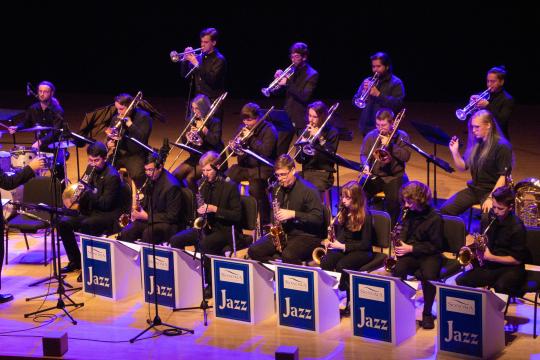 Student jazz orchestra